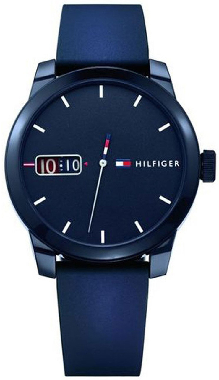 Tommy Hilfiger Herrklocka 1791381 Dress Blå/Gummi Ø42 mm - Tommy Hilfiger