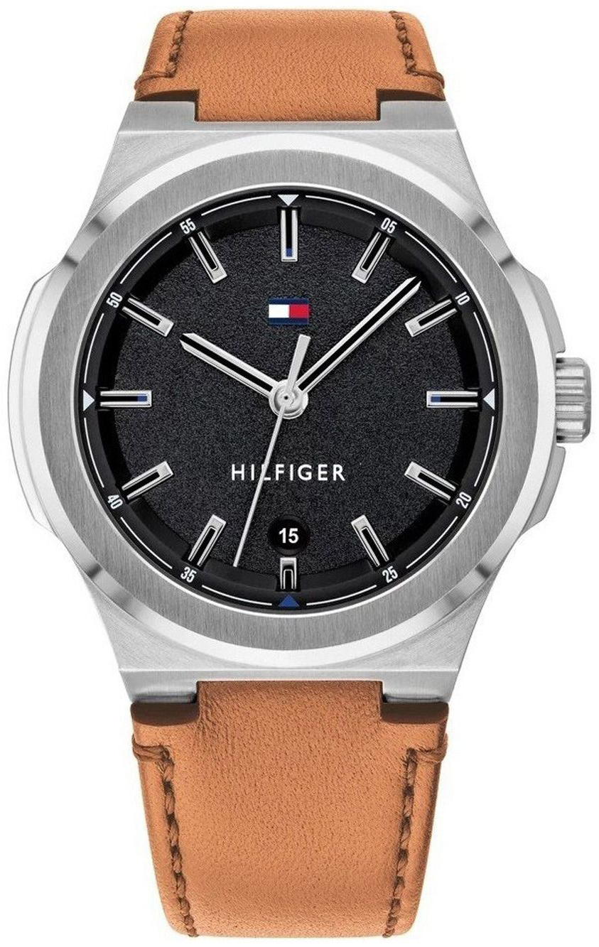 Tommy Hilfiger Herrklocka 1791650 Svart/Läder Ø39 mm - Tommy Hilfiger