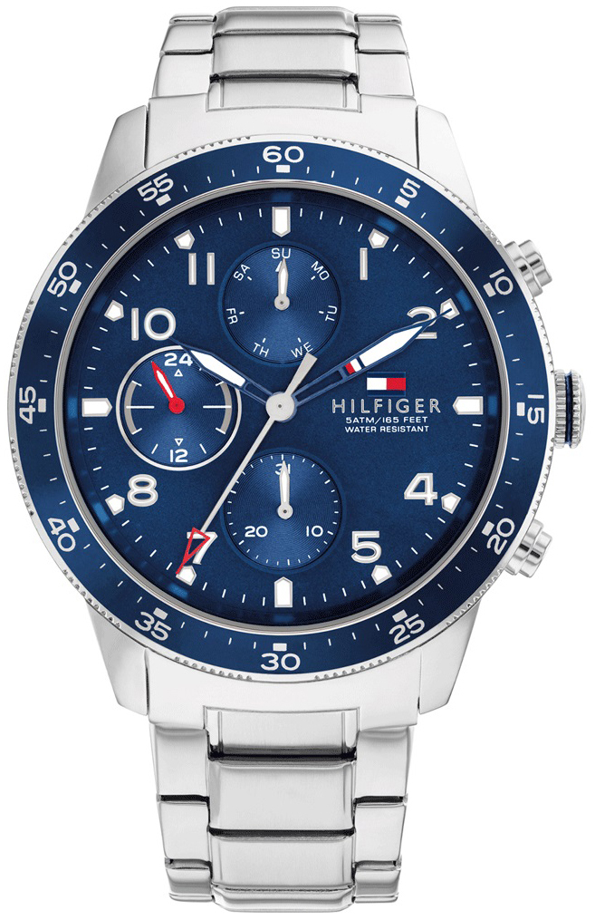 Tommy Hilfiger Herrklocka 1791949 Jimmy Blå/Stål Ø44 mm - Tommy Hilfiger