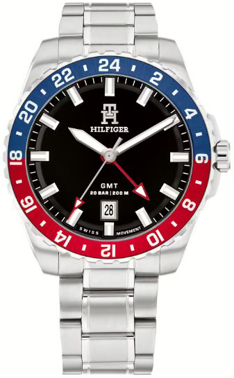 Tommy Hilfiger Herrklocka 1792131 Sporty Svart/Stål Ø42 mm