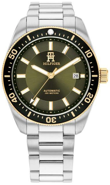 Tommy Hilfiger Herrklocka 1792155 Th85 Grön/Stål Ø40 mm