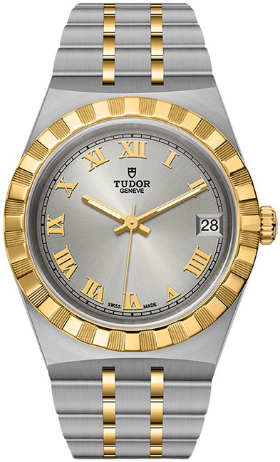 Tudor Damklocka M28403-0001 Royal Silverfärgad/18 karat gult guld - Tudor