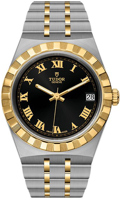 Tudor Damklocka M28403-0003 Royal Svart/18 karat gult guld &Oslash;34 mm
