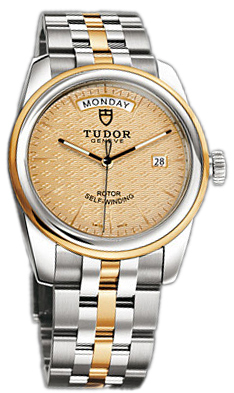 Tudor Glamour Day-Date Herrklocka 56003-68063-CHIDGLDSTL - Tudor