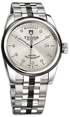 Tudor Glamour Day-Date Herrklocka 56010N-68060N-SDIDSTL - Tudor