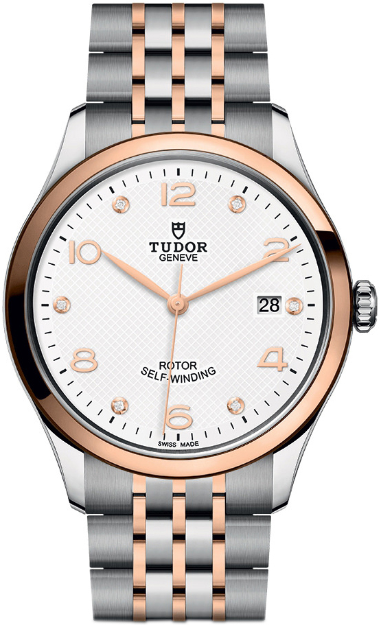 Tudor 1926 M91551-0011 Vit/Roséguldstonat stål Ø39 mm - Tudor