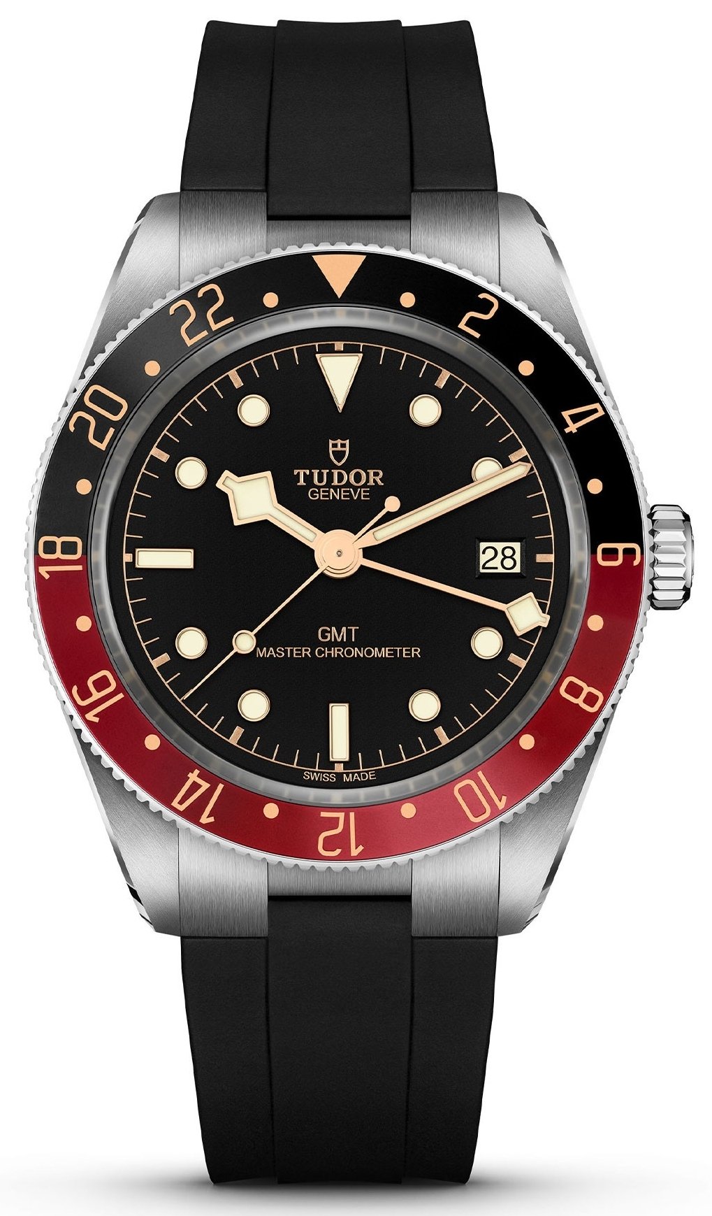 Tudor Herrklocka M7939G1A0NRU-0002 Black Bay 58 GMT Svart/Gummi Ø39 - Tudor