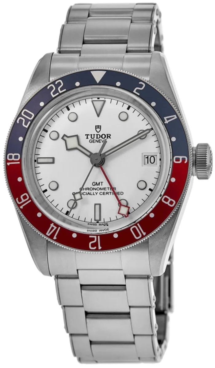 Tudor Herrklocka M79830RB-0010 Black Bay GMT Vit/Stål Ø41 mm - Tudor