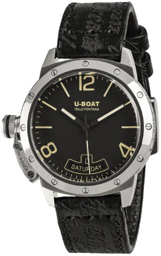 U-Boat 8890 Classico Svart/Läder Ø40 mm - U-Boat