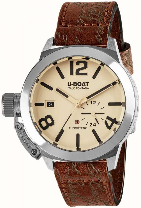 U-Boat Herrklocka 8892 Classico Beige/Läder Ø42 mm - U-Boat