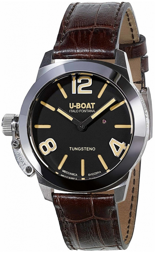 U-Boat Damklocka 9002 Classico Svart/Läder Ø40 mm - U-Boat