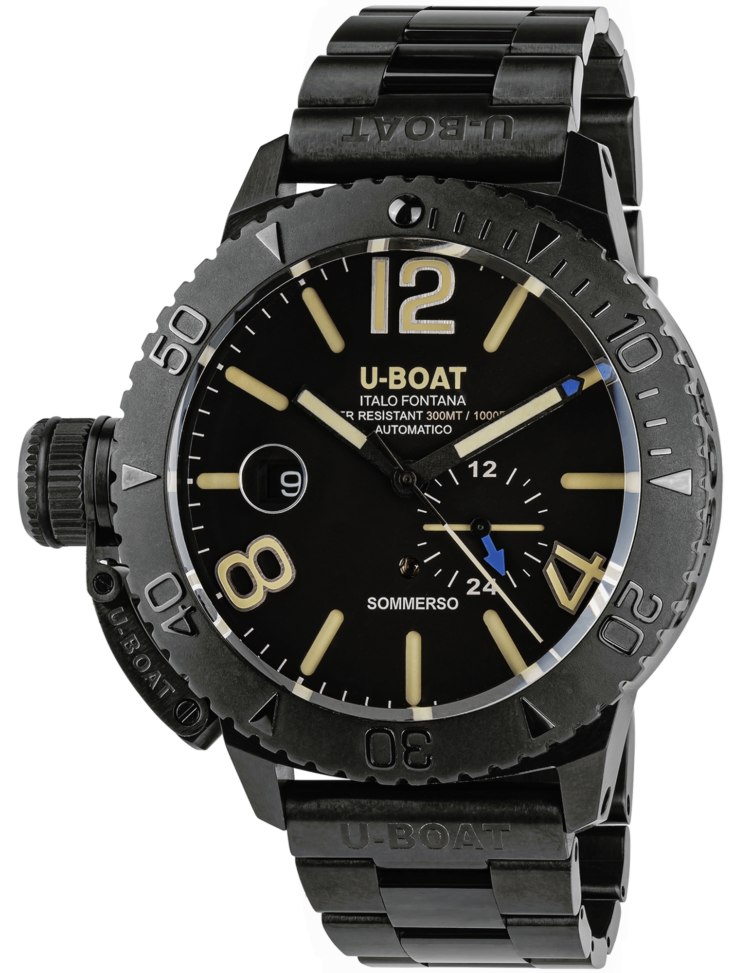 U-Boat Herrklocka 9015/mt Dive Watch Svart/Stål Ø46 mm - U-Boat