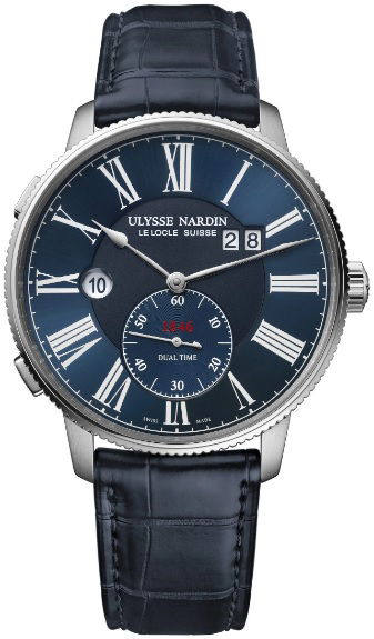 Ulysse Nardin Herrklocka 3343-320-3A-1A Marine Torpilleur Blå/Läder - Ulysse Nardin