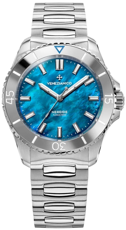 Venezianico Herrklocka 3121541C Nereide Tungsteno Blå/Stål Ø39 mm