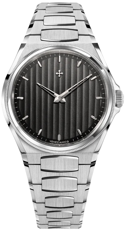 Venezianico Herrklocka 6221503C Arsenale Svart/Stål Ø40 mm