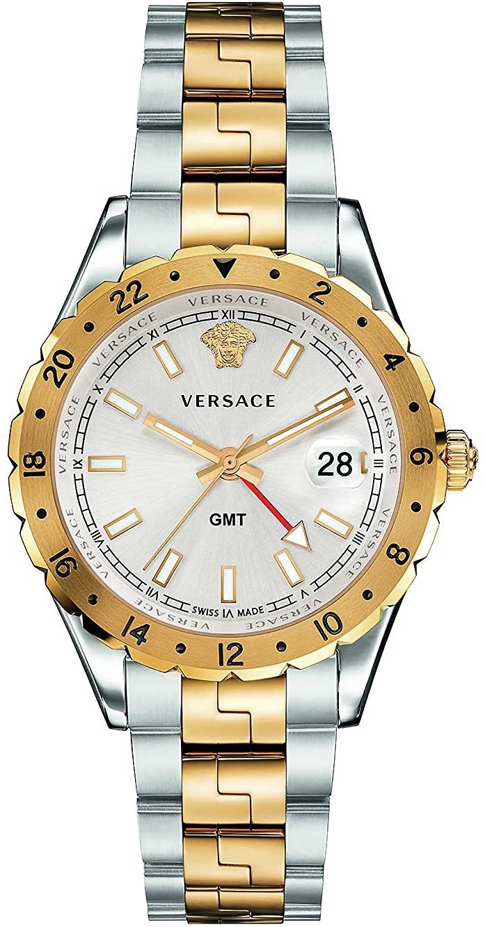 Versace Herrklocka V11030015 Hellenyium Silverfärgad/Stål Ø42 mm - Versace