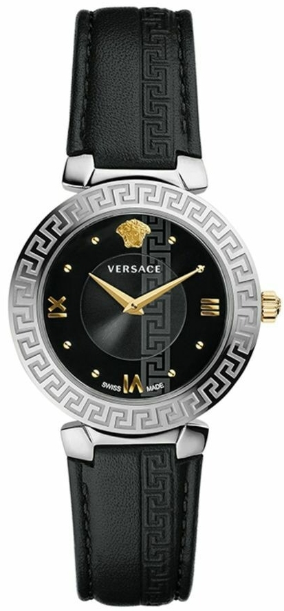 Versace Damklocka V16020017 Daphnis Svart/L&auml;der &Oslash;35 mm