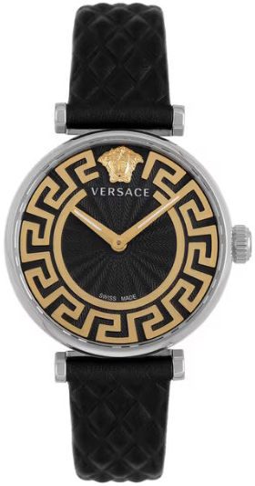 Versace Damklocka VE1CA0123 Classic Grå/Läder Ø35 mm - Versace