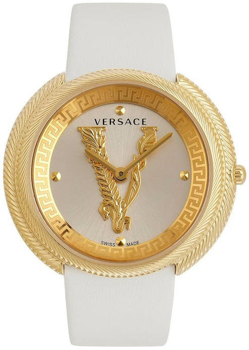 Versace Damklocka VE2CA0223 Thea Vit/Läder Ø38 mm - Versace