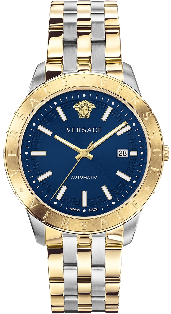 Versace Herrklocka VE2D00421 Univers Blå/Stål Ø43 mm - Versace