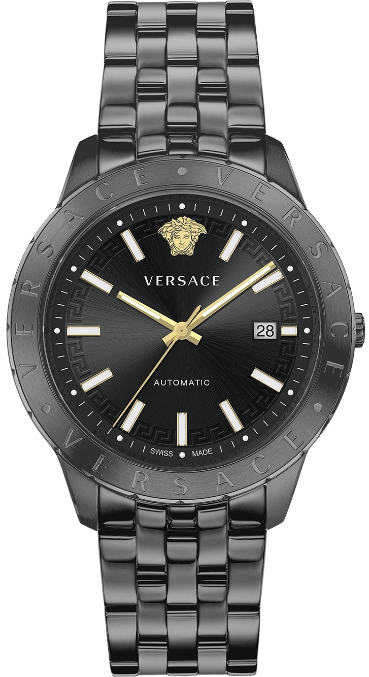 Versace Herrklocka VE2D00621 Univers Svart/Stål Ø43 mm - Versace