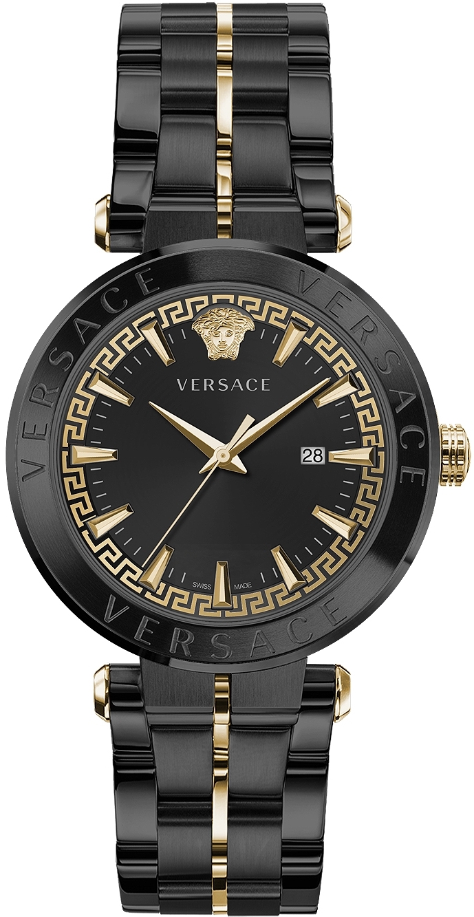 Versace Herrklocka VE2F00621 Aion Svart/Stål Ø44 mm - Versace
