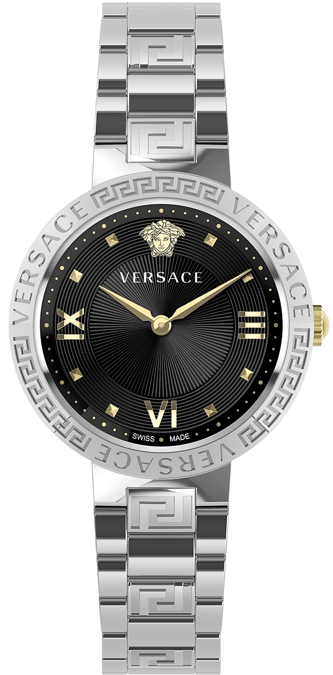Versace Damklocka VE2K00521 Greca Svart/Stål Ø36 mm - Versace