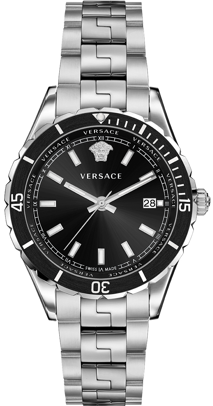 Versace Herrklocka VE3A00520 Hellenyium Svart/Stål Ø42 mm - Versace