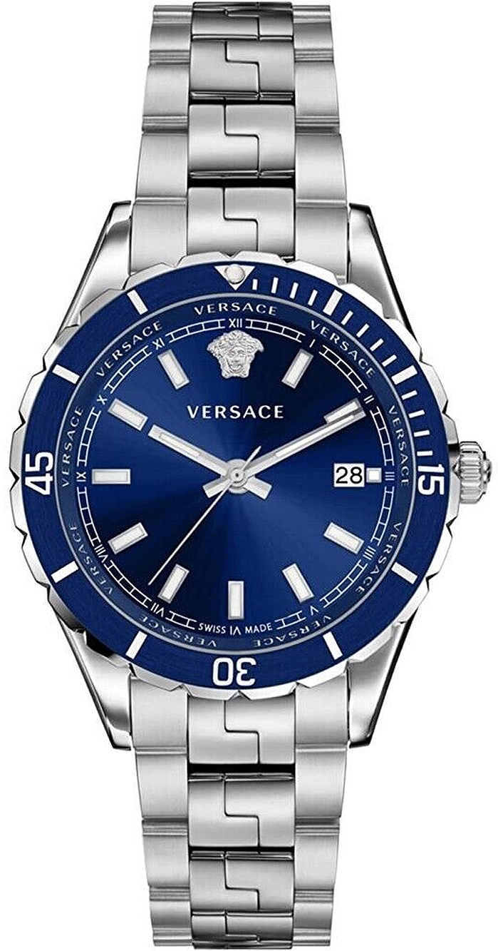 Versace Herrklocka VE3A00922 Hellenyium Blå/Stål Ø42 mm - Versace