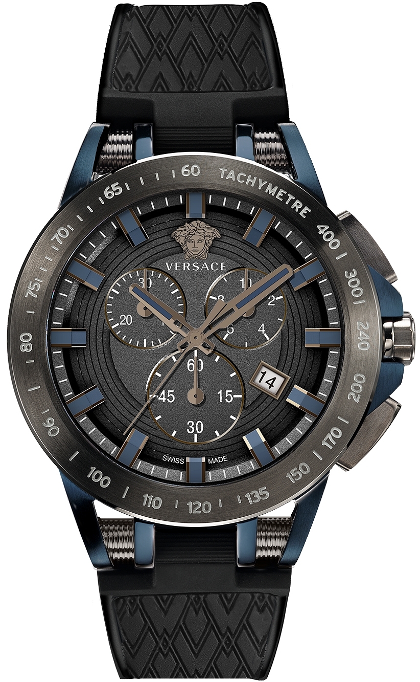 Versace Herrklocka VE3E00221 Aion Grå/Plast Ø45 mm - Versace