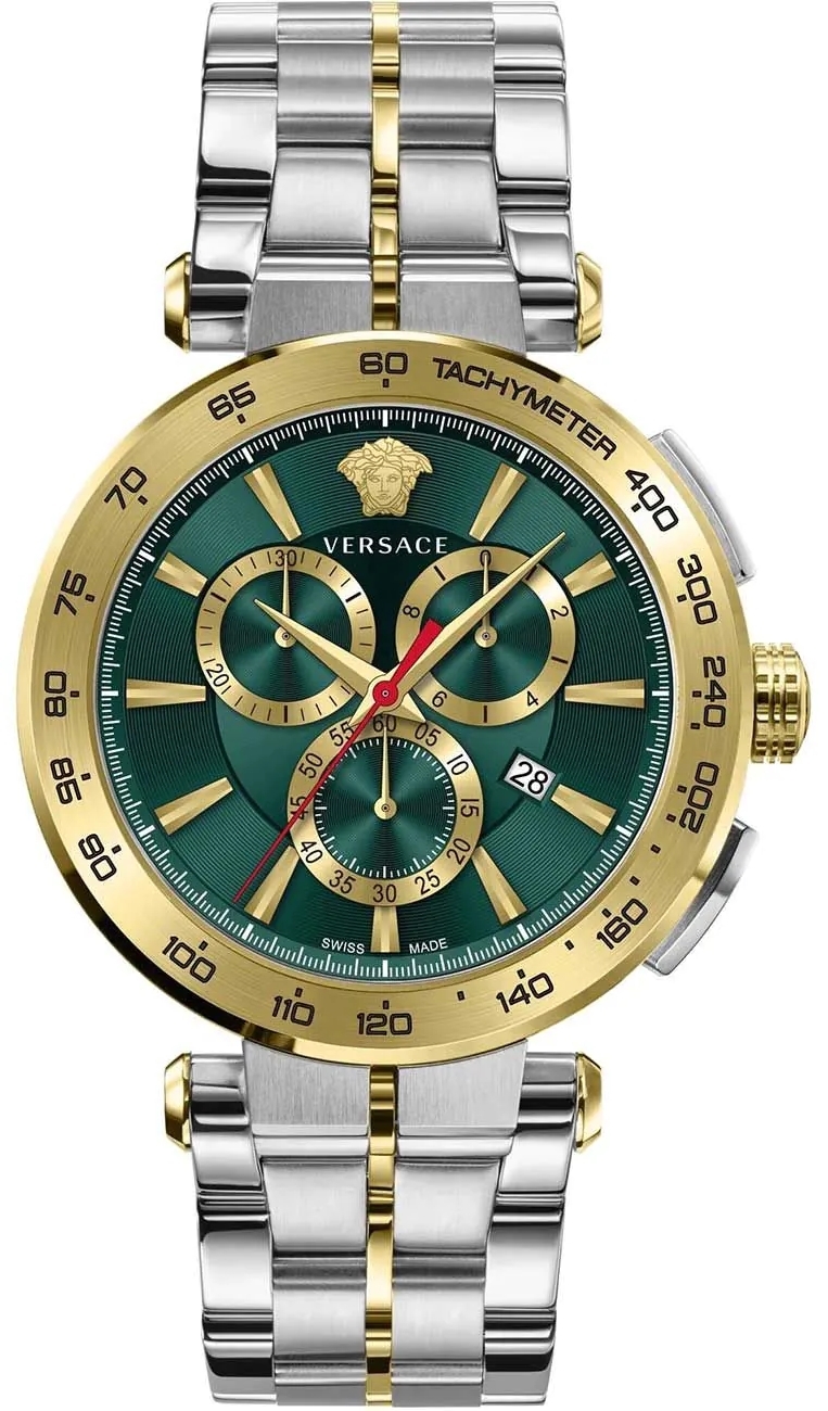 Versace Herrklocka VE6CA0523 Aion Grön/Stål Ø45 mm - Versace