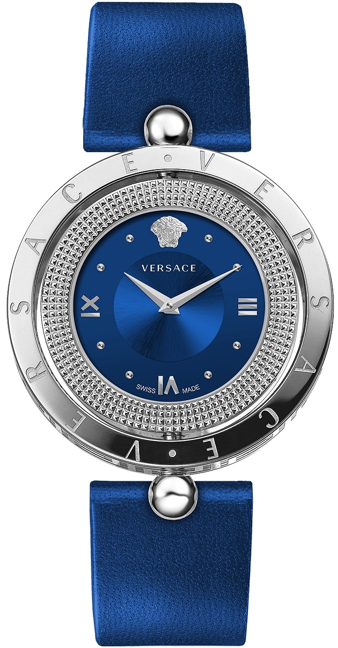 Versace Damklocka VE7900220 Eon Blå/Läder Ø34 mm - Versace