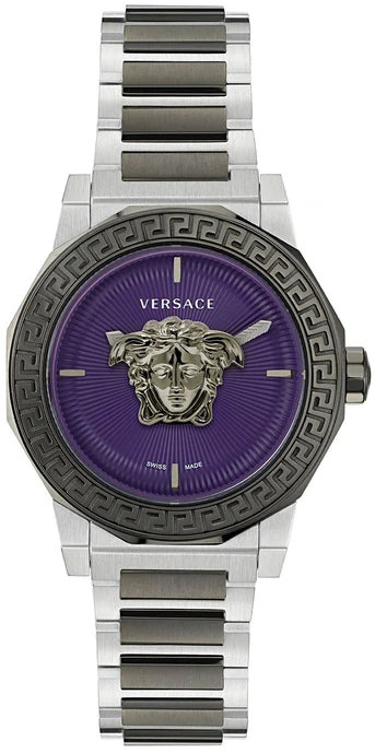 Versace Damklocka VE7B00523 Medusa Lila/Stål Ø38 mm - Versace