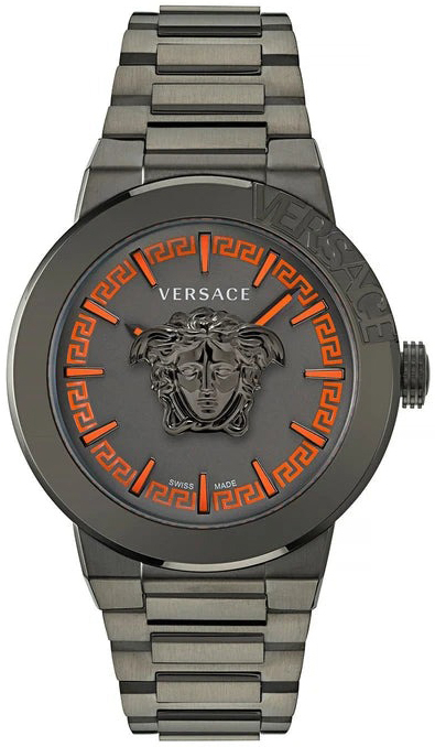 Versace Herrklocka VE7E00723 Medusa Grå/Stål Ø43 mm - Versace