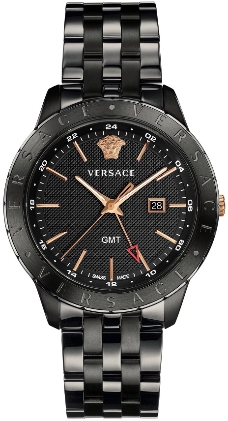 Versace Herrklocka VEBK00618 Univers Svart/Stål Ø43 mm - Versace