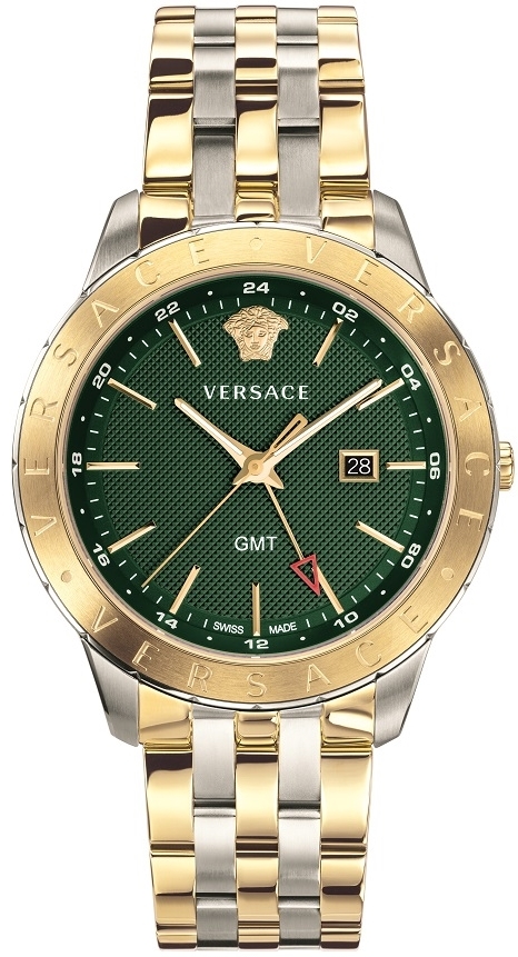 Versace Herrklocka VEBK00718 Univers Grön/Stål Ø44 mm - Versace