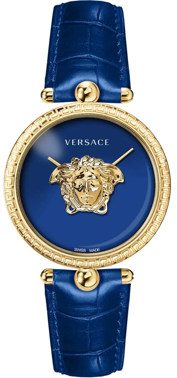 Versace Damklocka VECO02922 Palazzo Blå/Läder Ø39 mm - Versace