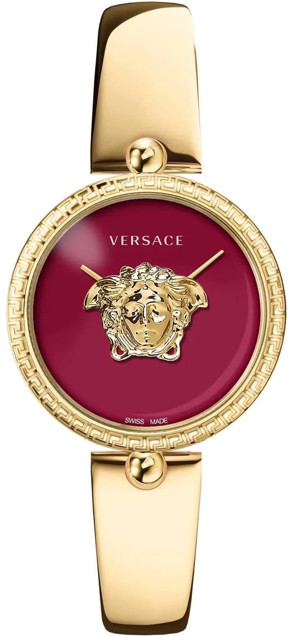 Versace Damklocka VECO03022 Palazzo Röd/Guldtonat stål Ø39 mm - Versace