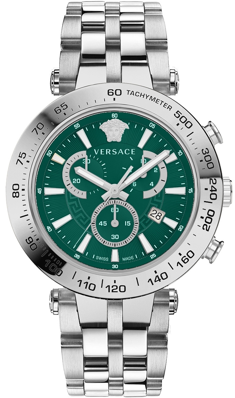 Versace Herrklocka VEJB00522 Bold Grön/Stål Ø46 mm - Versace