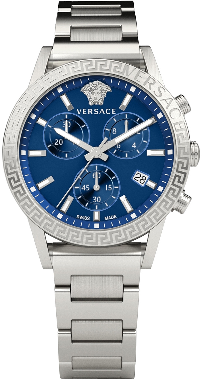 Versace Damklocka VEKB00522 Sport Tech Blå/Stål Ø40 mm - Versace