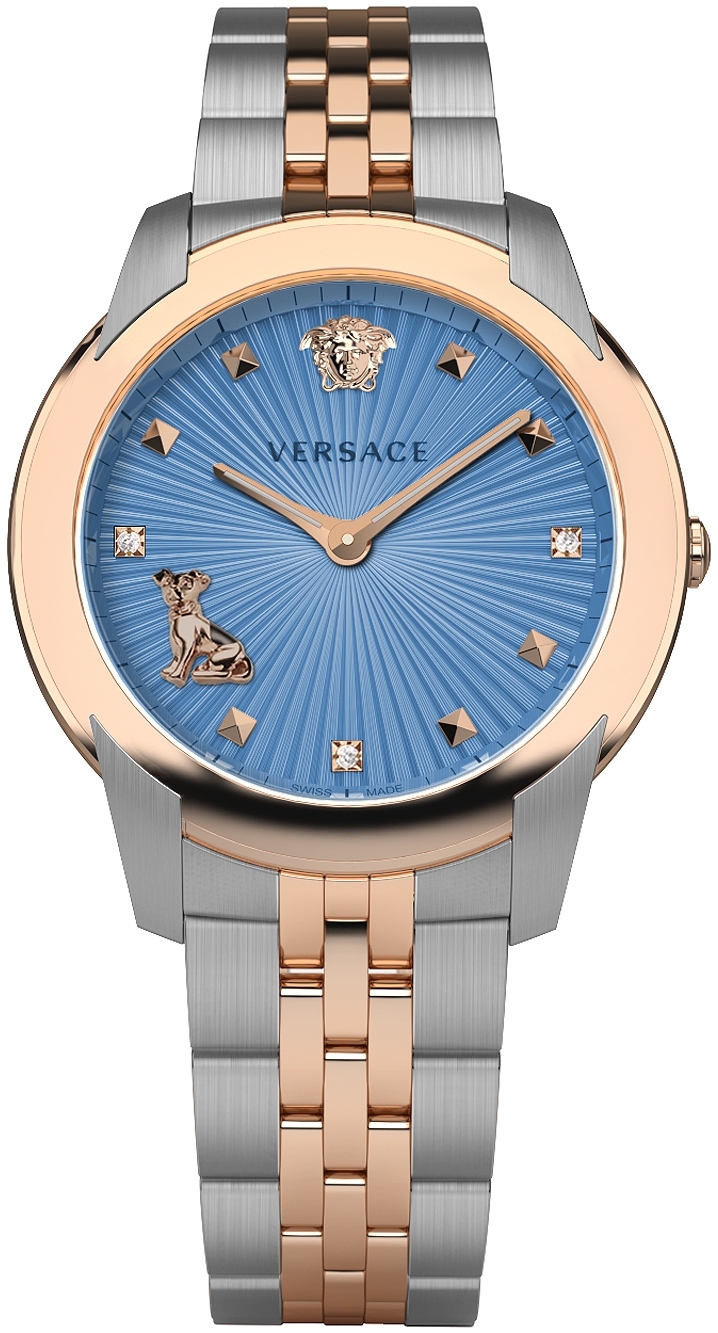 Versace Damklocka VELR00919 Audrey Blå/Stål Ø38 mm - Versace