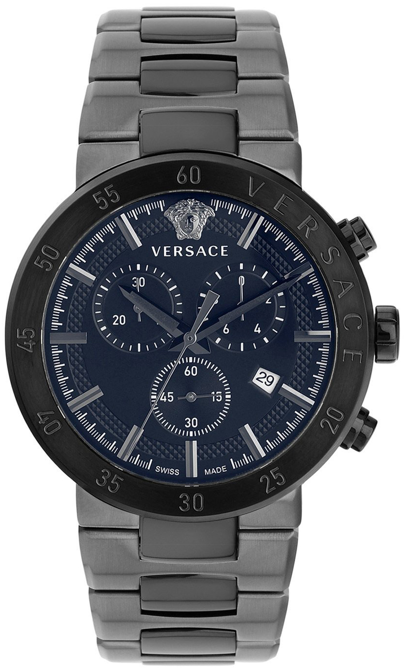 Versace Herrklocka VEPY01221 Urban Mystique Blå/Stål Ø43 mm