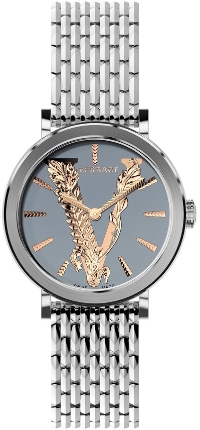 Versace Damklocka VERI00620 Virtus Grå/Stål Ø36 mm - Versace