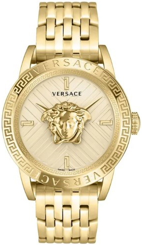 Versace Herrklocka VESN00722 V Code Guld/Gulguldtonat stål Ø43 mm - Versace