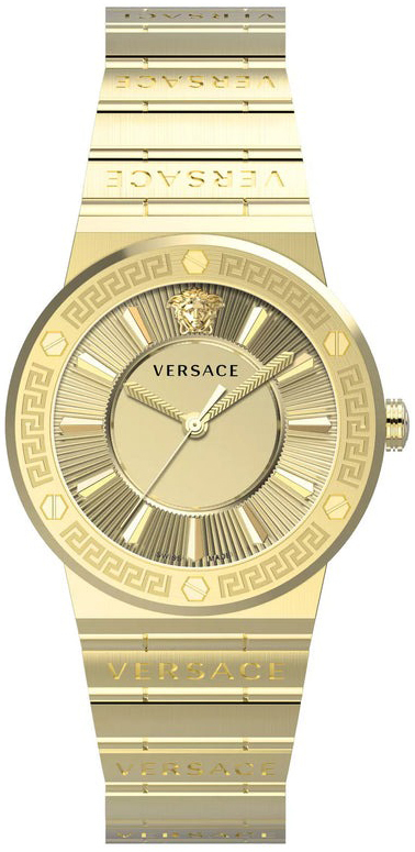 Versace Damklocka VEVH01320 Greca Guld/Gulguldtonat stål Ø38 mm - Versace
