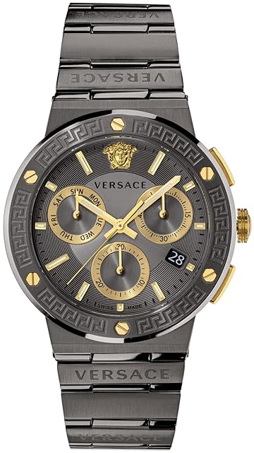Versace Herrklocka VEZ900521 Greca Grå/Stål Ø44 mm - Versace