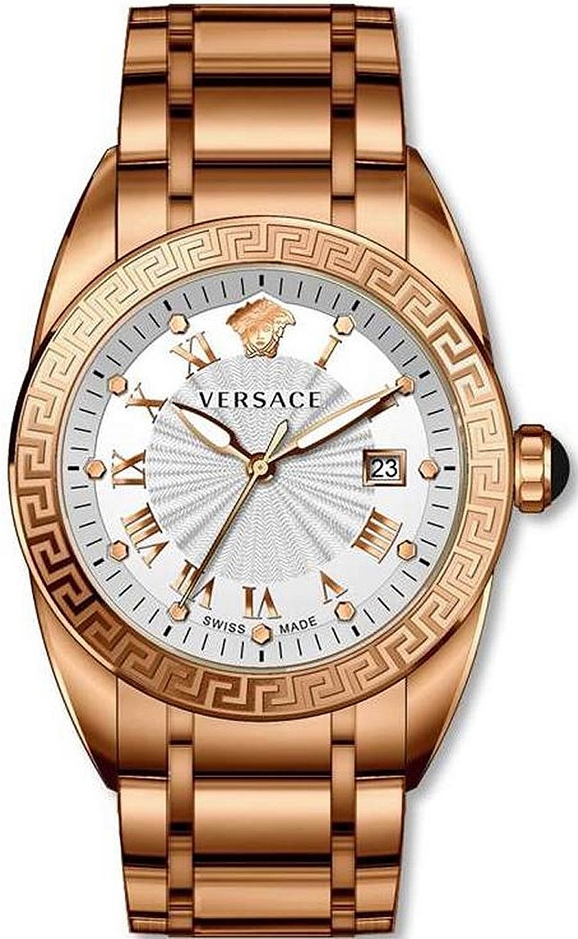 Versace Herrklocka VFE090013 V Sport II Vit/Roséguldstonat stål - Versace