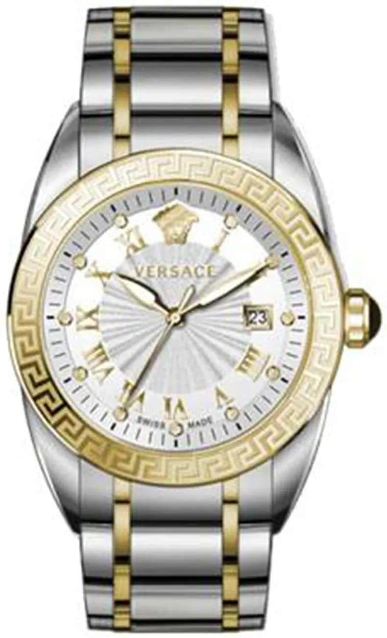 Versace Herrklocka VFE140015 V Spirit Vit/Gulguldtonat stål Ø42 mm