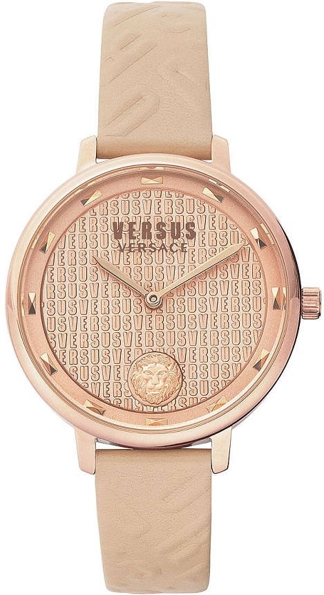 Versus by Versace Damklocka VSP1S1320 La Villette Guldtonad/Läder - Versus by Versace