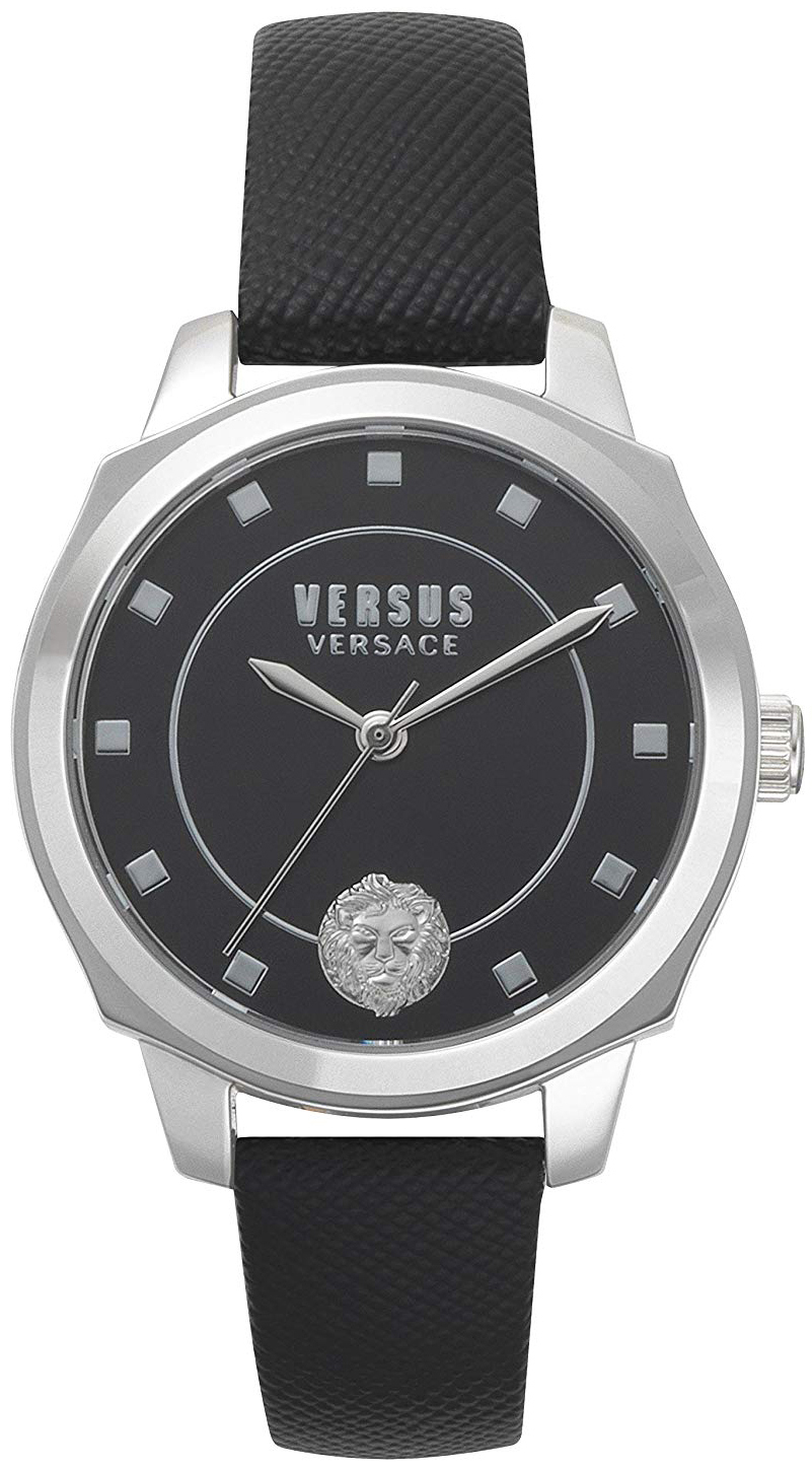 Versus by Versace Damklocka VSP510118 Chelsea Svart/Läder Ø34 mm - Versus by Versace